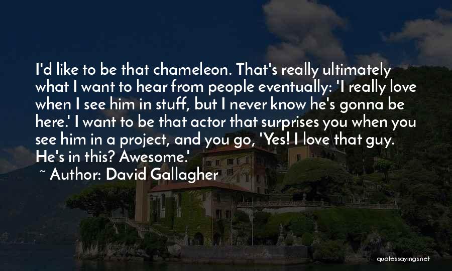 David Gallagher Quotes 1737973