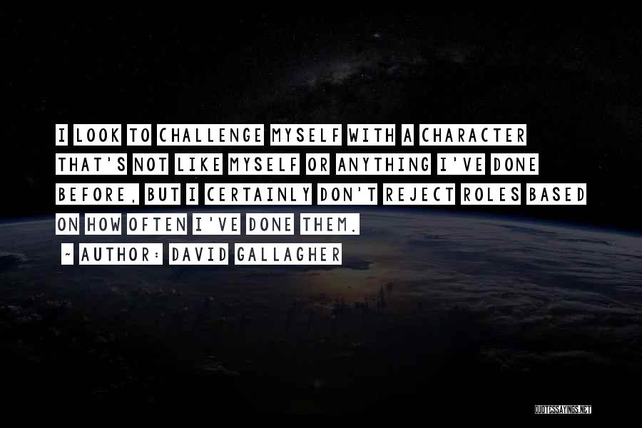 David Gallagher Quotes 1793457