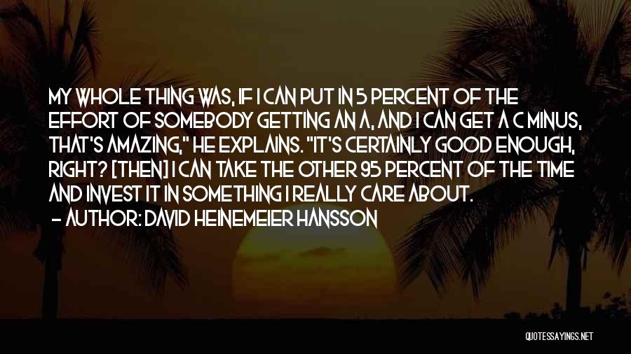 David Heinemeier Hansson Quotes 1180766