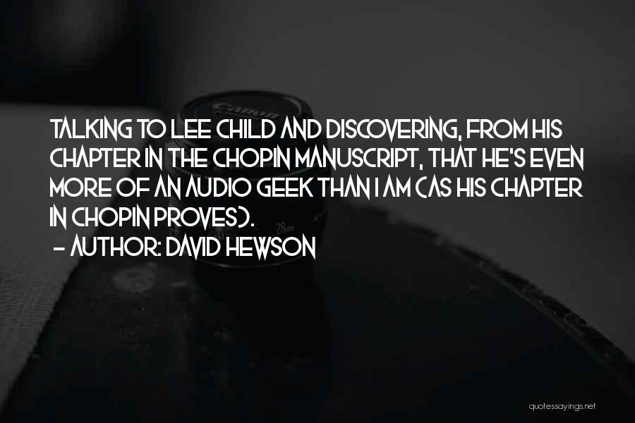David Hewson Quotes 292793