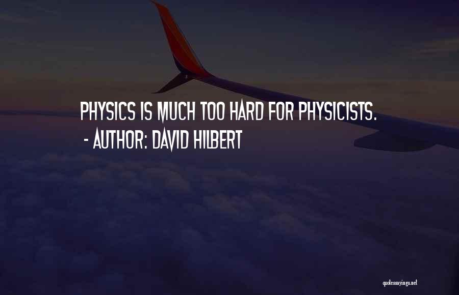 David Hilbert Quotes 163935
