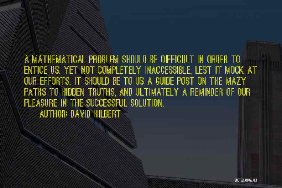 David Hilbert Quotes 436234