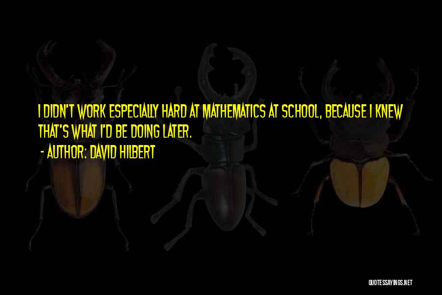 David Hilbert Quotes 440868