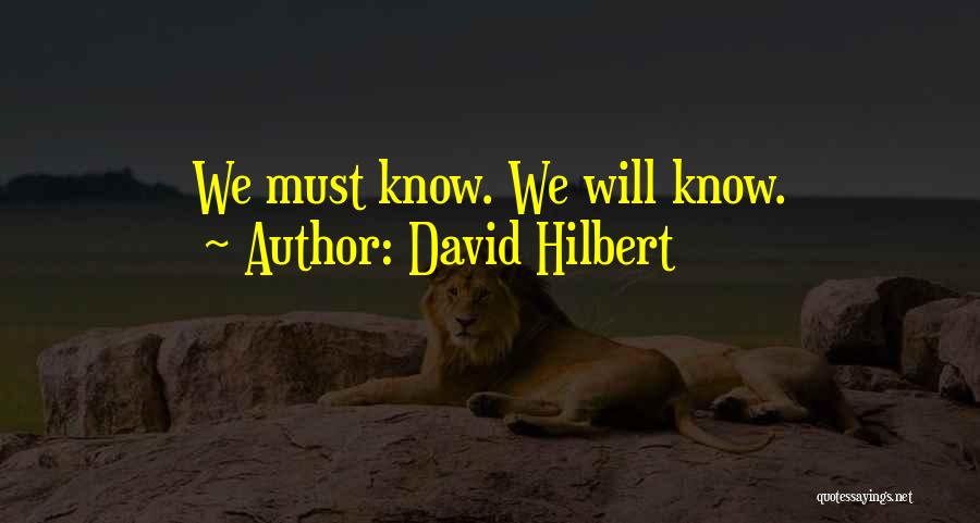 David Hilbert Quotes 617044