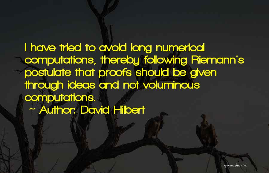 David Hilbert Quotes 811500