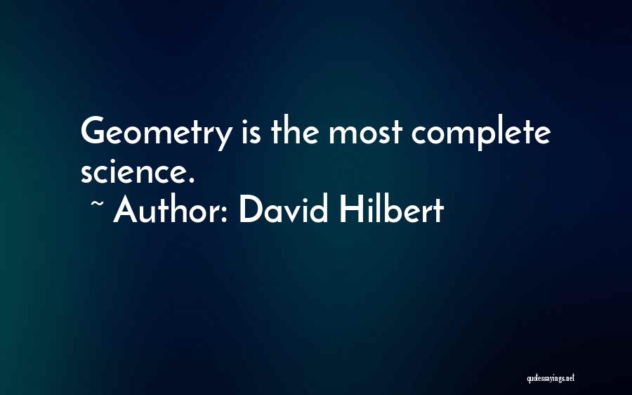 David Hilbert Quotes 836069