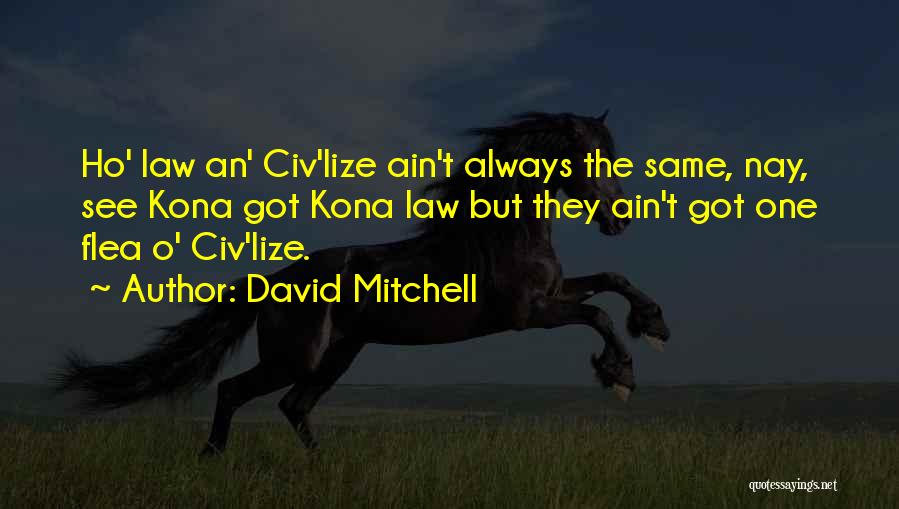 David Ho Quotes By David Mitchell