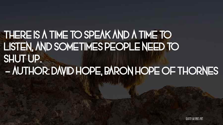 David Hope, Baron Hope Of Thornes Quotes 2127998