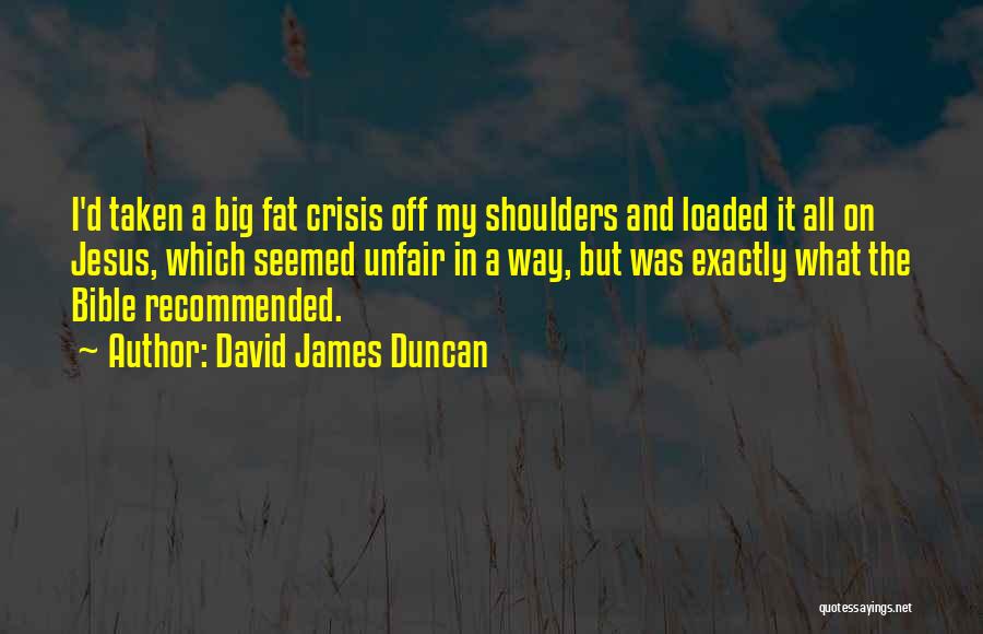 David James Duncan Quotes 2142336