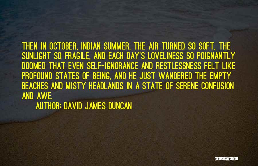 David James Duncan Quotes 732368