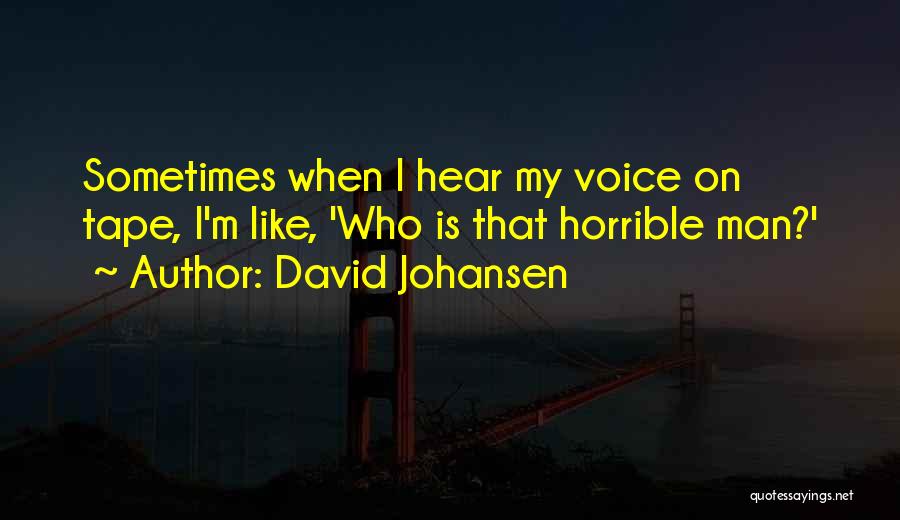 David Johansen Quotes 739665