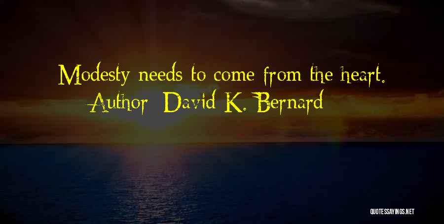 David K. Bernard Quotes 977049