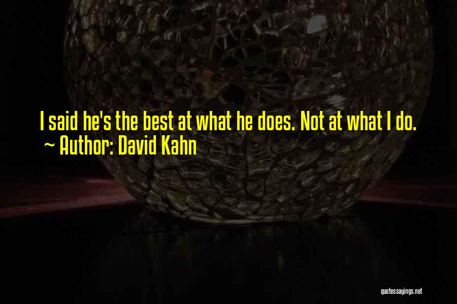 David Kahn Quotes 2060492