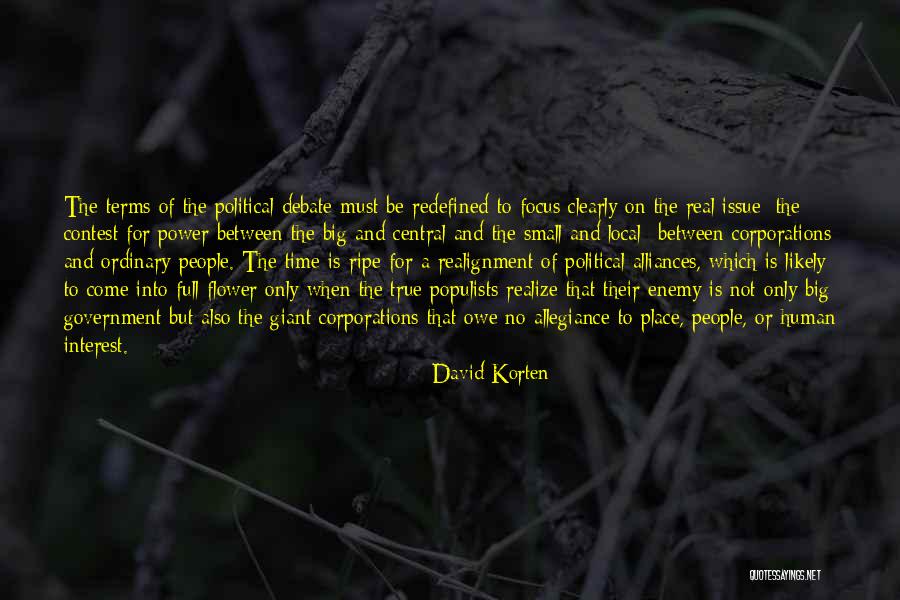 David Korten Quotes 1704287