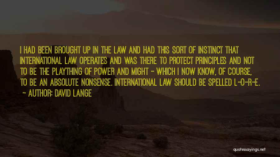 David Lange Quotes 1770695