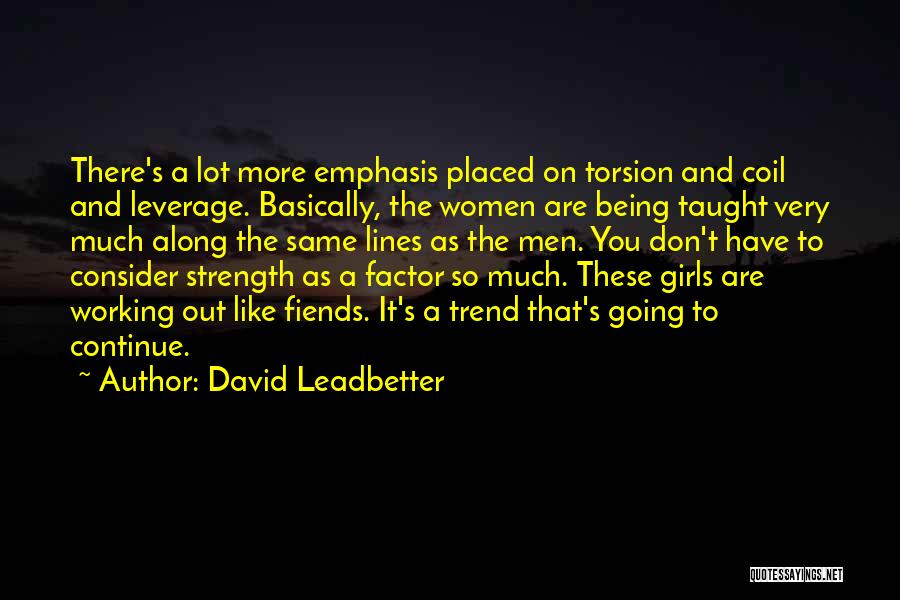 David Leadbetter Quotes 1150232