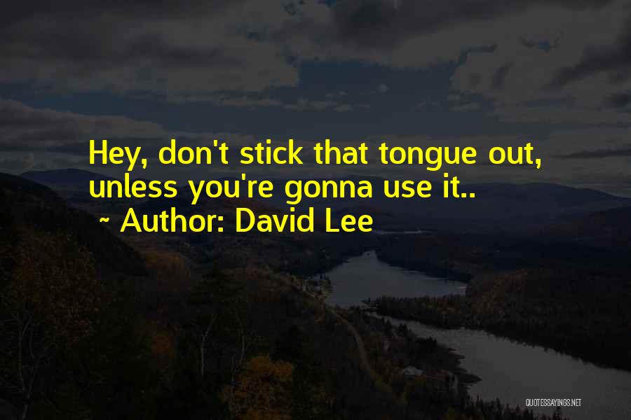 David Lee Quotes 399059