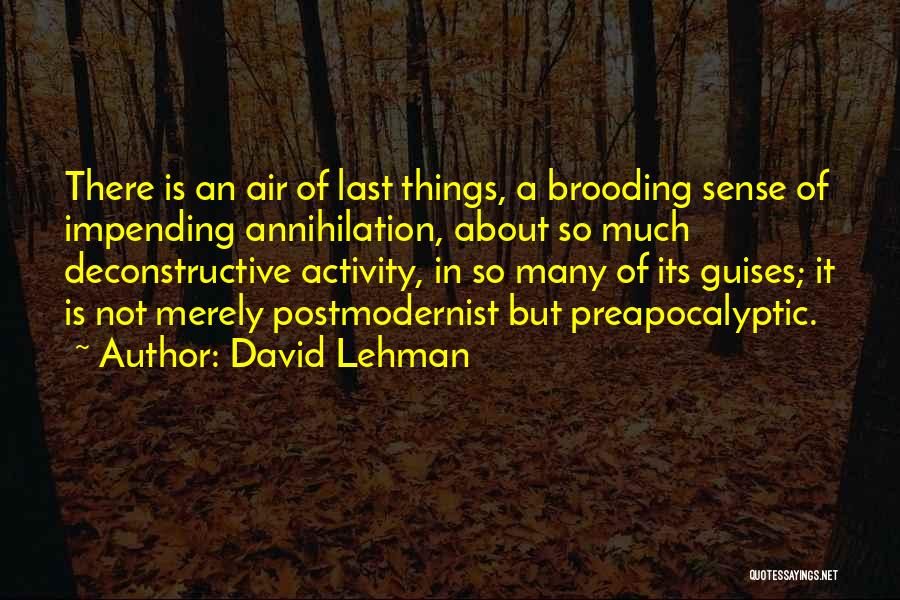 David Lehman Quotes 1960495