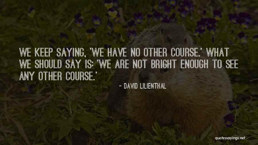 David Lilienthal Quotes 2170965