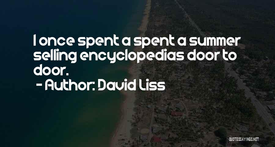 David Liss Quotes 1903037