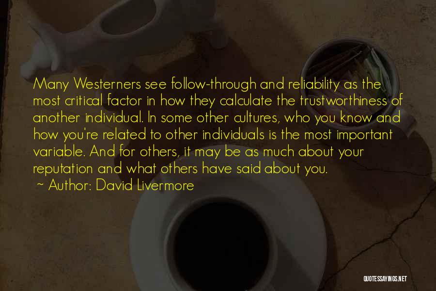 David Livermore Quotes 1253888