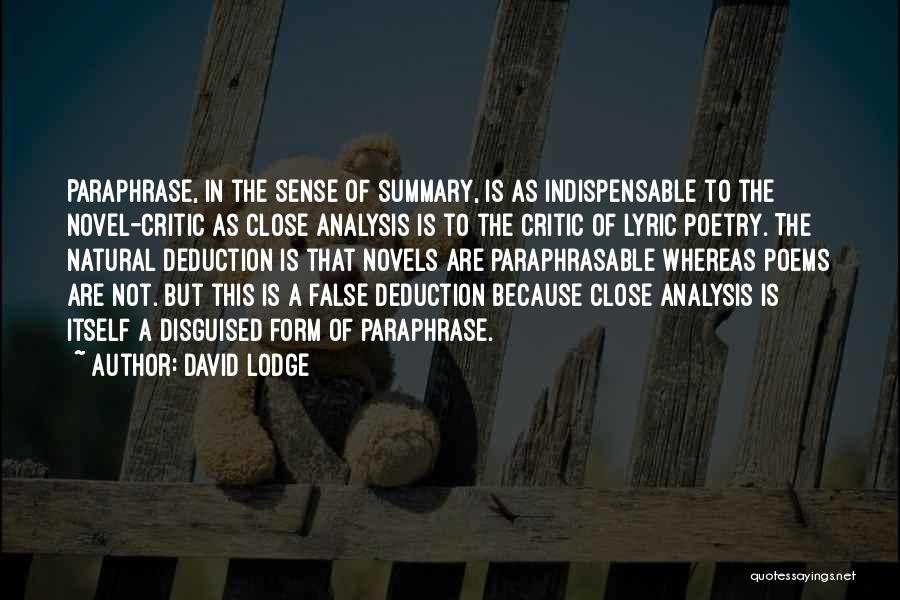 David Lodge Quotes 389686
