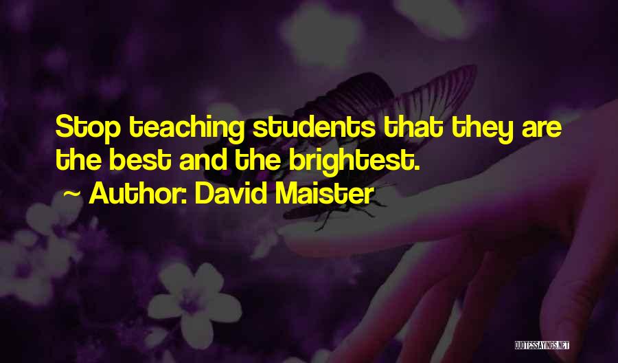 David Maister Quotes 1655251