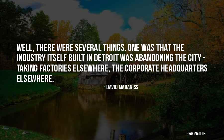 David Maraniss Quotes 528227