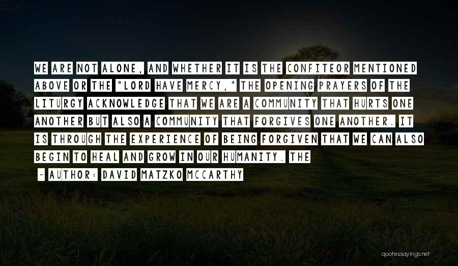 David Matzko McCarthy Quotes 449152