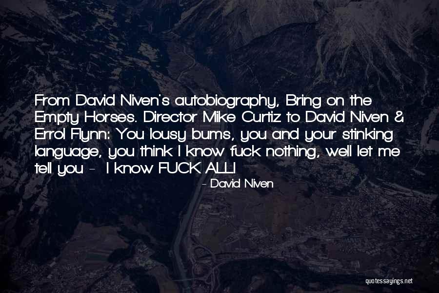David Niven Quotes 762841 David Niven Quotes 762841