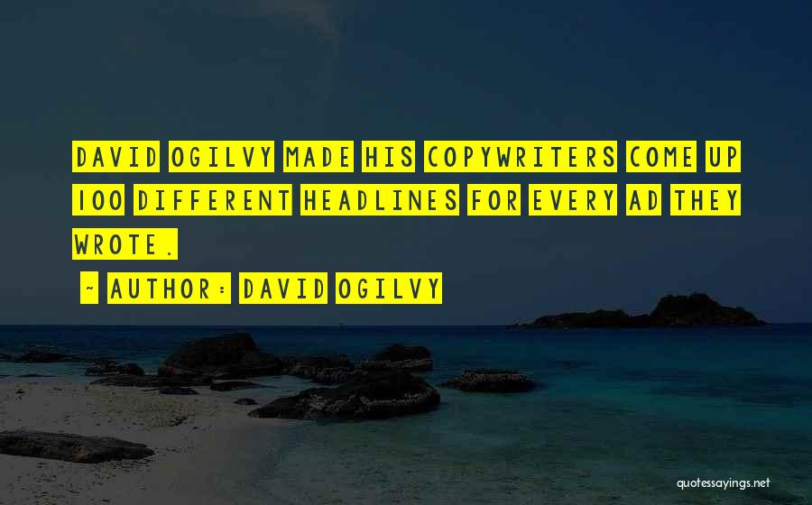 David Ogilvy Quotes 2018866