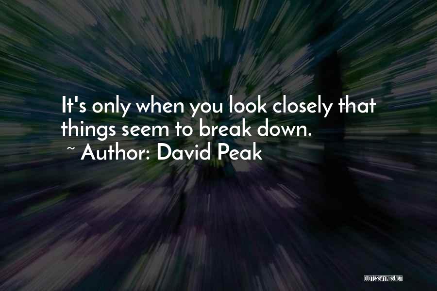 David Peak Quotes 645237