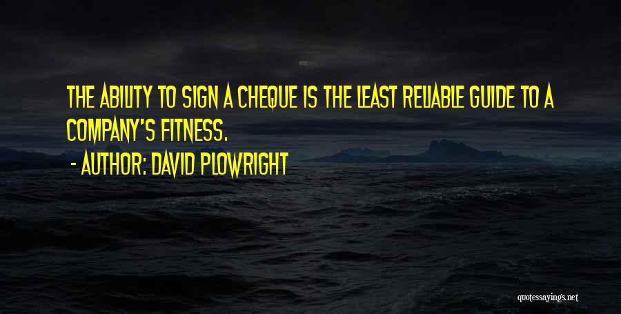 David Plowright Quotes 558208