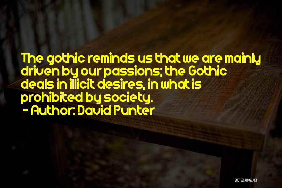 David Punter Gothic Quotes By David Punter