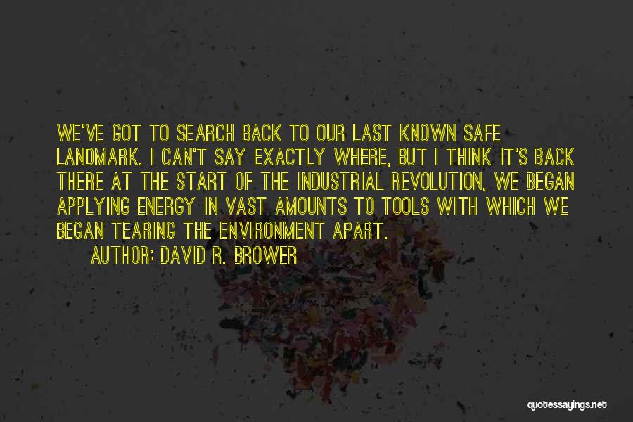 David R. Brower Quotes 104334
