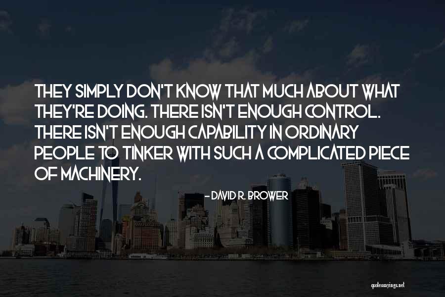 David R. Brower Quotes 1507787