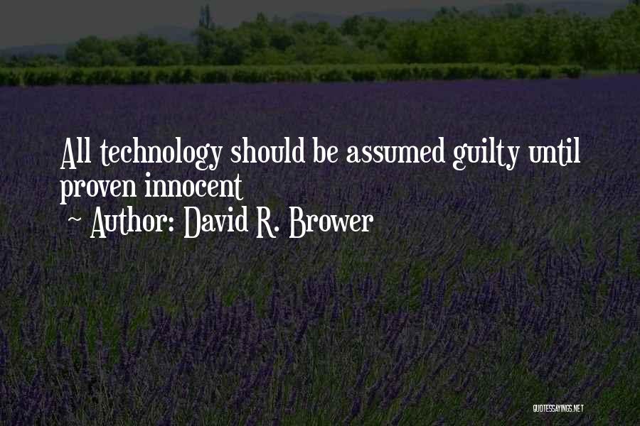 David R. Brower Quotes 1888243