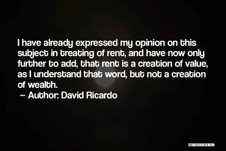 David Ricardo Quotes 342594