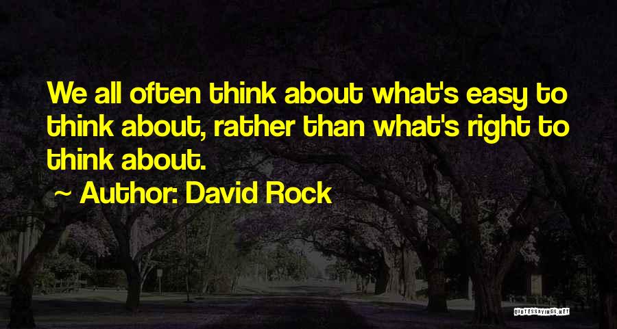 David Rock Quotes 282400