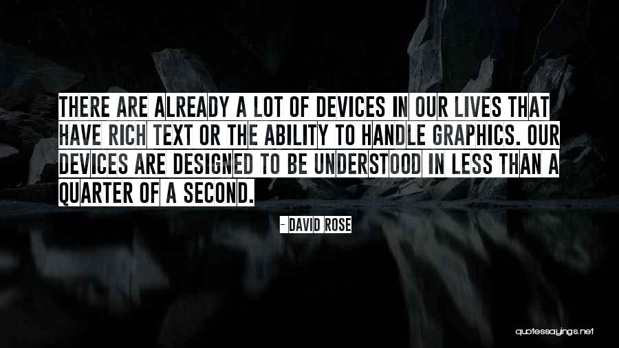 David Rose Quotes 1376153