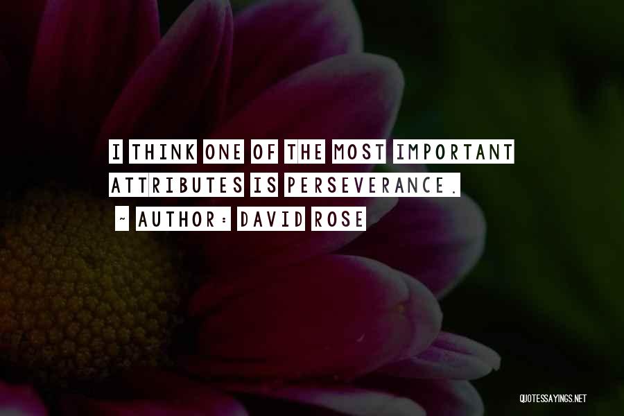 David Rose Quotes 430759