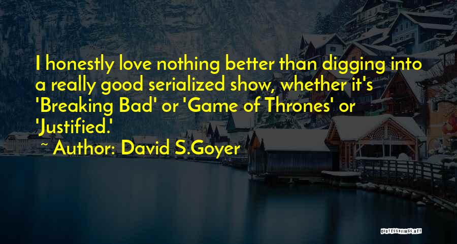 David S.Goyer Quotes 945397