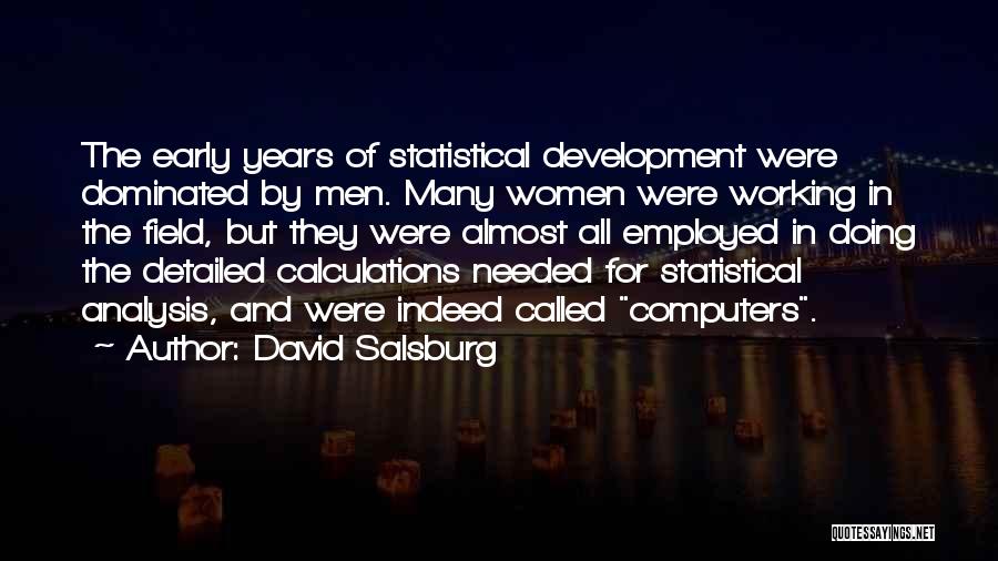 David Salsburg Quotes 939519