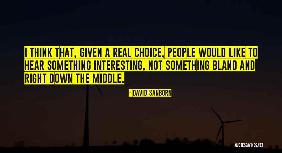 David Sanborn Quotes 2177589