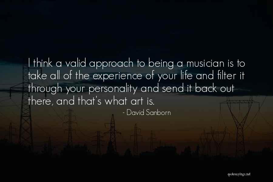 David Sanborn Quotes 862502