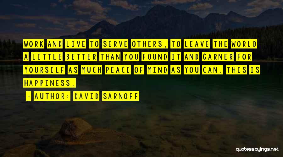 David Sarnoff Quotes 2185966