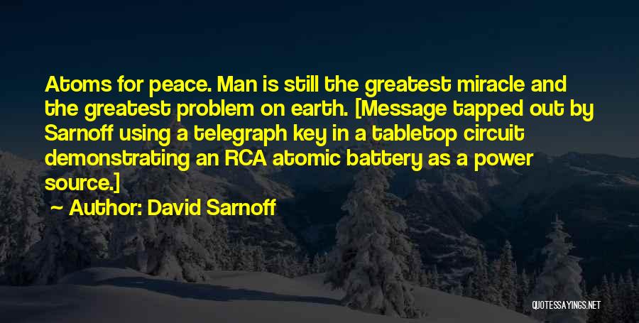 David Sarnoff Quotes 991470