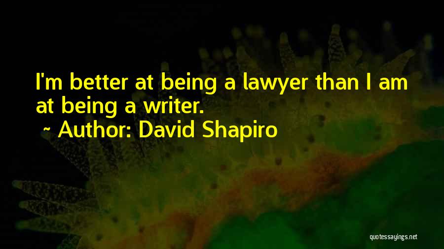 David Shapiro Quotes 1706697