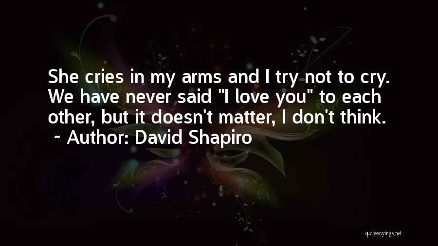 David Shapiro Quotes 245718