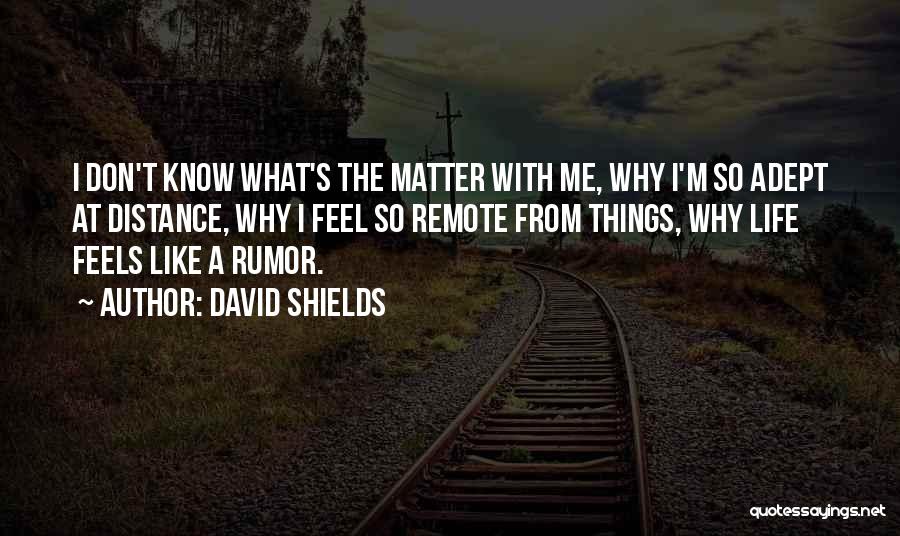 David Shields Quotes 1027622